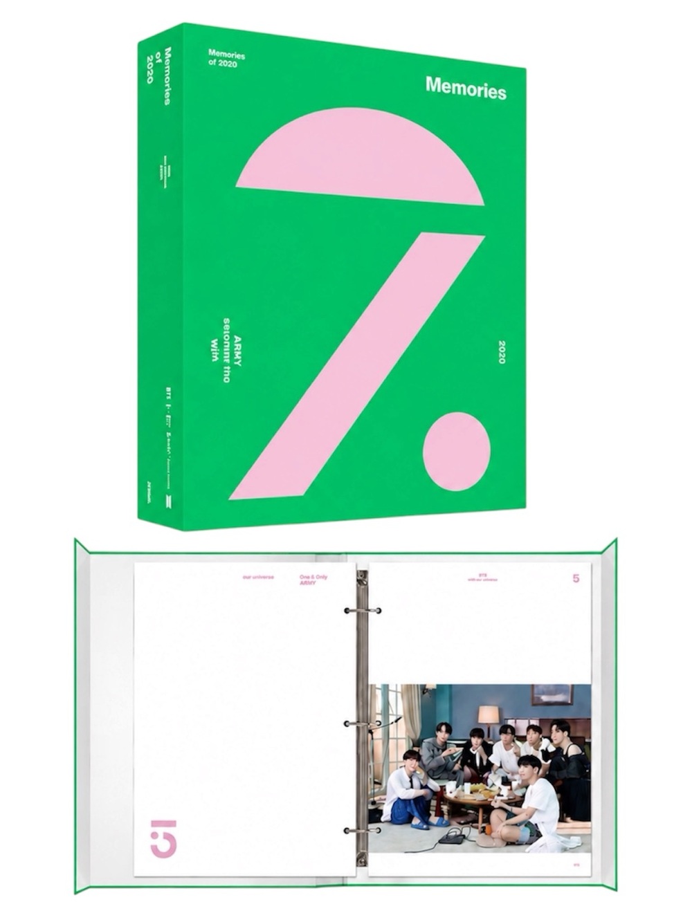 *BTS MEMORIES 2020 DVD SET - NO PHOTOCARD! - BRAND NEW